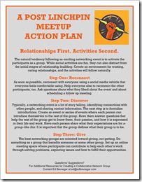 Post Linchpin MeetUp Action Plan